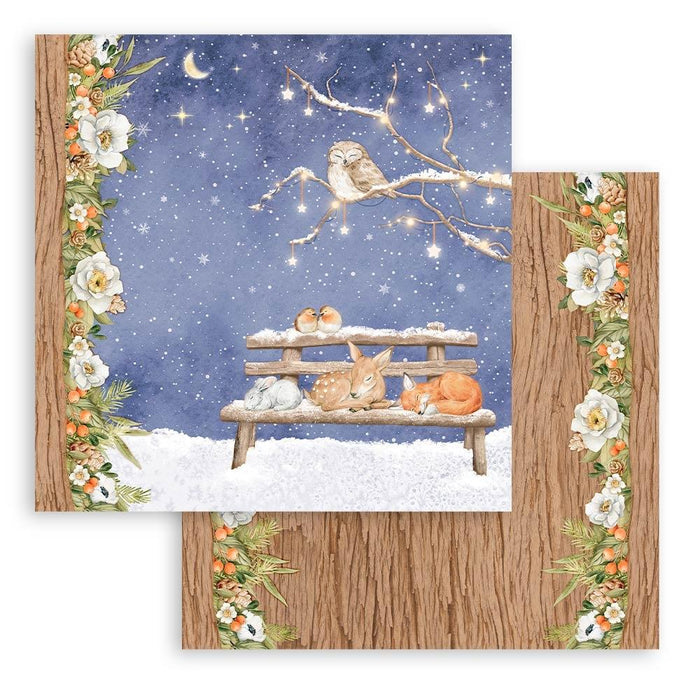 Stamperia - Double-Sided Paper Pad 12"X12" - 10/Pkg - Winter Valley. Start your project off right with the perfect paper for scrapbook pages, greeting cards, bookmarks, gift cards, mixed media and much more! Available at Embellish Away located in Bowmanville Ontario Canada.