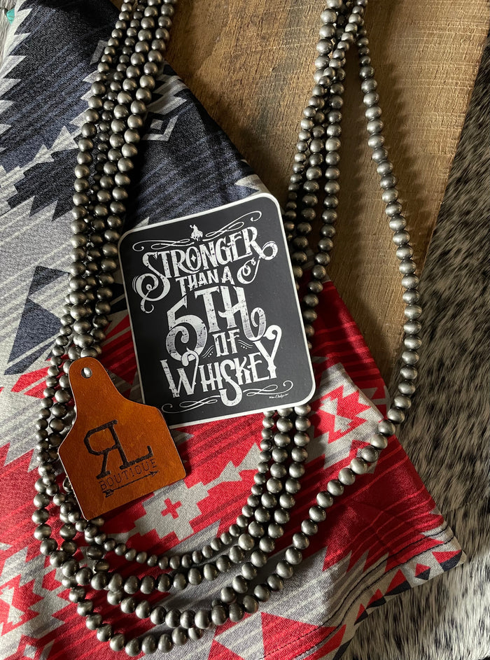 Stronger than a 5th of Whiskey Decal