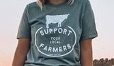 Support Local Farmers tee (with Steer)