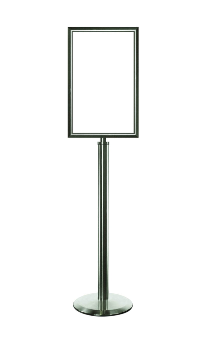 Tensabarrier Sign Stand with Frame - Crowd Control Warehouse