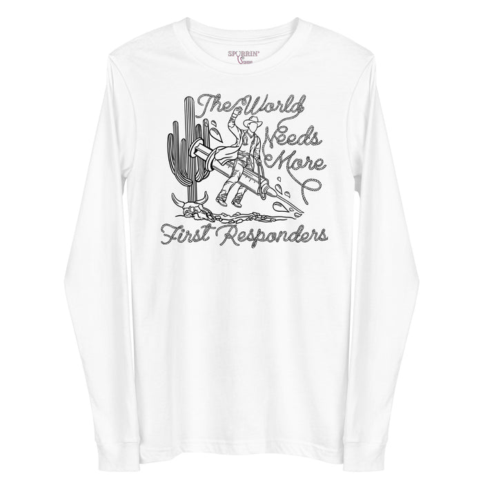 TWNM- First Responders Long Sleeve T-Shirt Light Colors