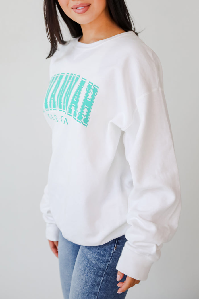 White Savannah Georgia Sweatshirt