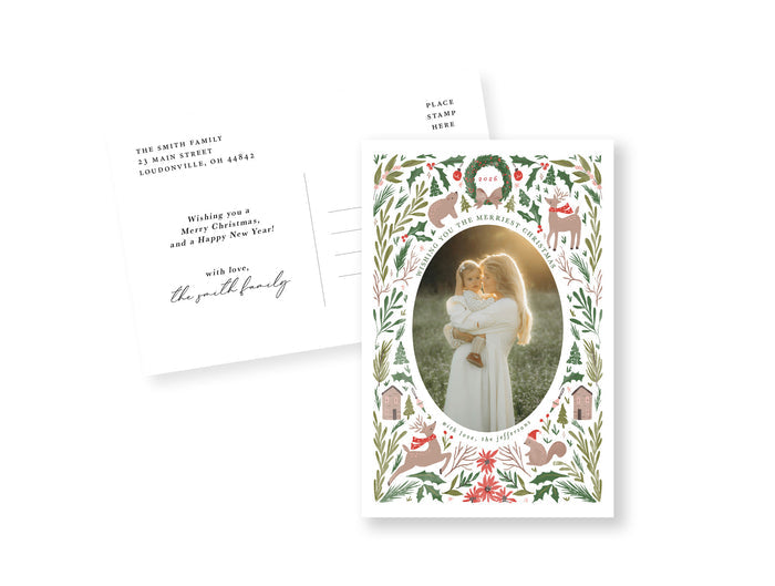 Woodland Postcard