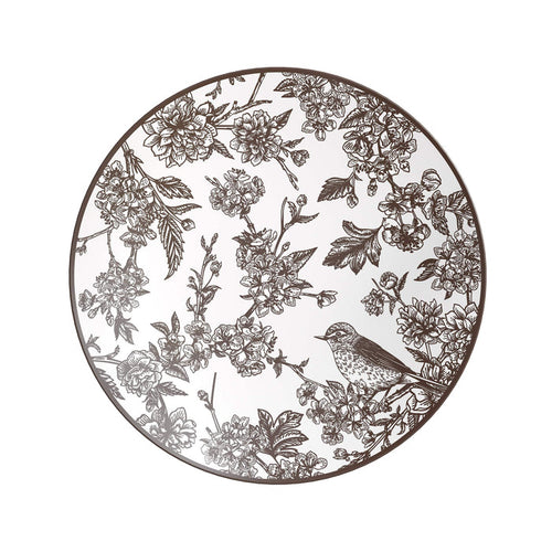 10 In. Trendables Rustik Design Plastic Dinner Plates - 10 ct.