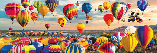 1000 Piece Panoramic Jigsaw Puzzle - Balloon Lift Off | EUROGRAPHICS