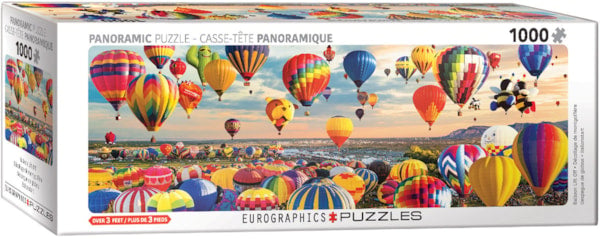 1000 Piece Panoramic Jigsaw Puzzle - Balloon Lift Off | EUROGRAPHICS