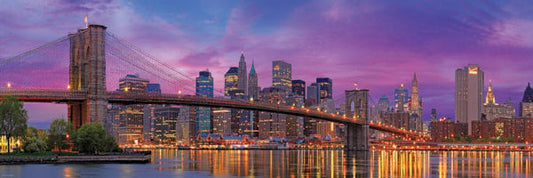 1000 Piece Panoramic Jigsaw Puzzle - Brooklyn Bridge | EUROGRAPHICS