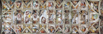1000 Piece Panoramic Jigsaw Puzzle - Sistine Chapel Ceiling | EUROGRAPHICS
