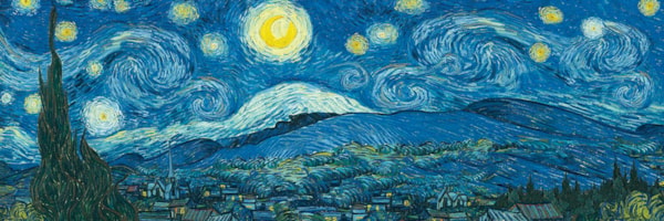 1000 Piece Panoramic Jigsaw Puzzle - Starry Night | EUROGRAPHICS