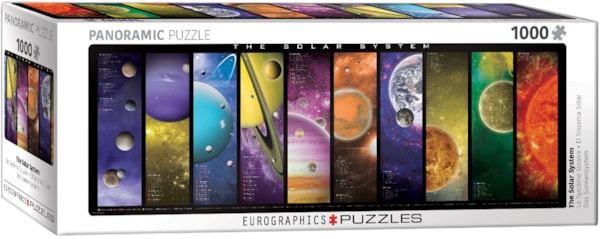 1000 Piece Panoramic Jigsaw Puzzle - The Solar System | EUROGRAPHICS