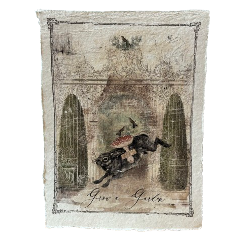 12x16 Artisan Paper Print, grow a garden