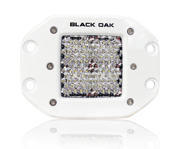 2 Inch Marine Flush Mount LED Pod Light – Pro Series 3.0 | Diffused (40W)
