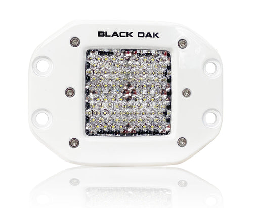 2 Inch Marine Flush Mount LED Pod Light – Pro Series 3.0 | Diffused (40W)