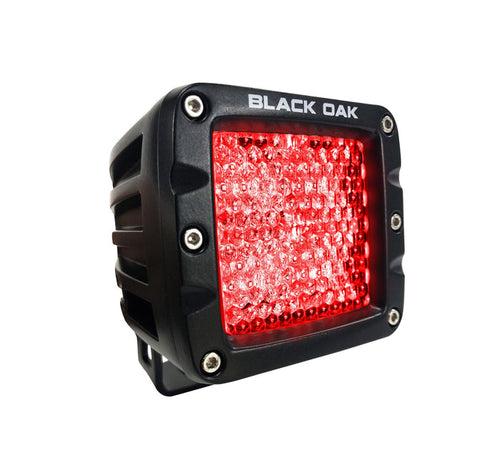 2 Inch Red Predator Hunting LED Pod Light - Pro Series 3.0 | Diffused (12W)