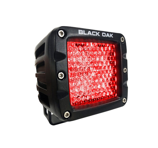 2 Inch Red Predator Hunting LED Pod Light - Pro Series 3.0 | Diffused (12W)
