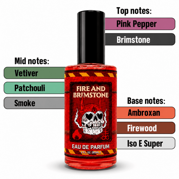 Fire and Brimstone EDP Fragrance 2oz. - Lockhart's Authentic Grooming Company, LLC