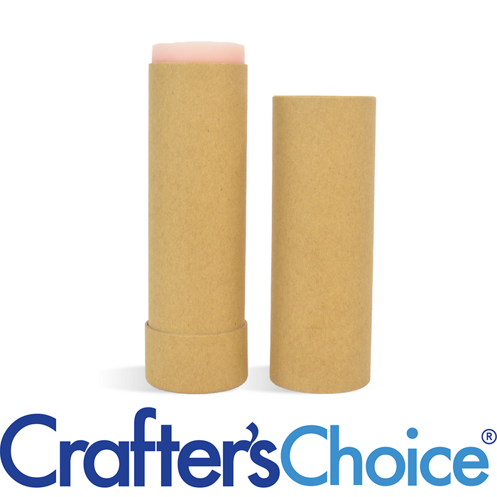 2 oz Kraft Paperboard Tube & Cap Set - Push Up
