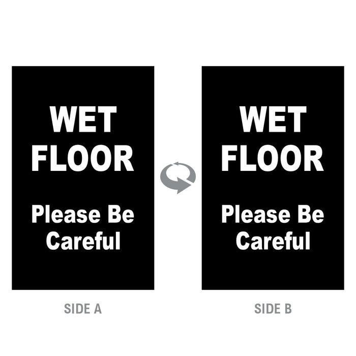 WHITE TEXT ON BLACK SIGN / 11 X 14 INCHES / 1:8 INCH