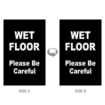 WHITE TEXT ON BLACK SIGN / 11 X 14 INCHES / 1:8 INCH