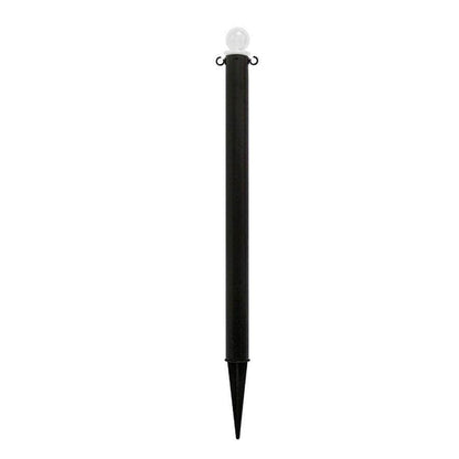 2.5 in. Ground Pole Stake Ball Top Stanchion - Crowd Control Warehouse