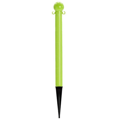 3 in. Ground Pole Stake Ball Top Stanchion - Crowd Control Warehouse