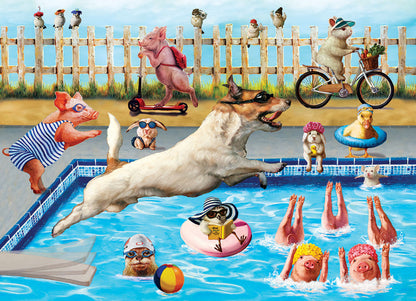 300 Piece Jigsaw Puzzle - Crazy Pool Day 3D | EUROGRAPHICS