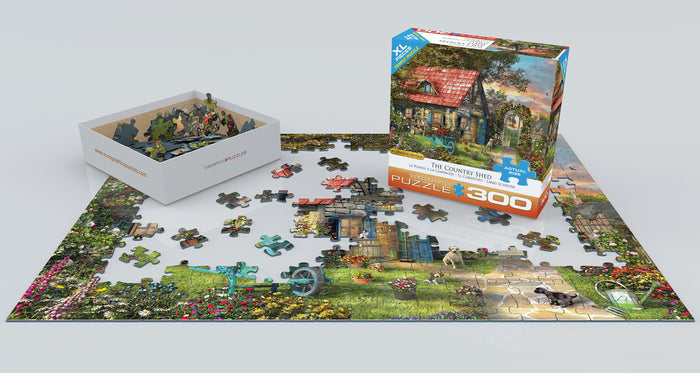 300 Piece XL Jigsaw Puzzle - Country Shed | EUROGRAPHICS