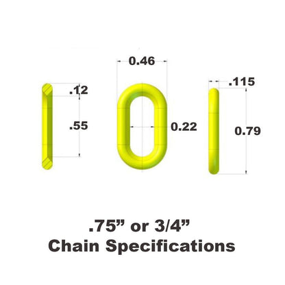 3/4 - inch Plastic Chain - Crowd Control Warehouse