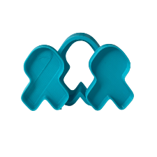 3D Printed Awareness Ribbon Bath Bomb Mold