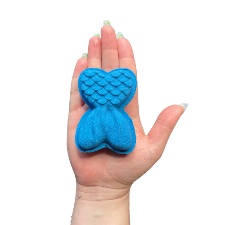 3D Printed Cartoon Mermaid Tail Bath Bomb Mold