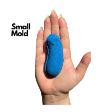 3D Printed Eggplant Bath Bomb Mold