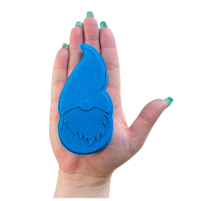 3D Printed Gnome Face Bath Bomb Mold