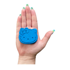 3D Printed Kitty Face Bath Bomb Mold