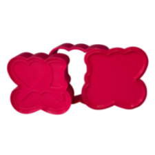 3D Printed Moustache Love Bath Bomb Mold