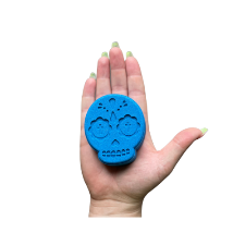 3D Printed Sugar Skull Bath Bomb Mold Set