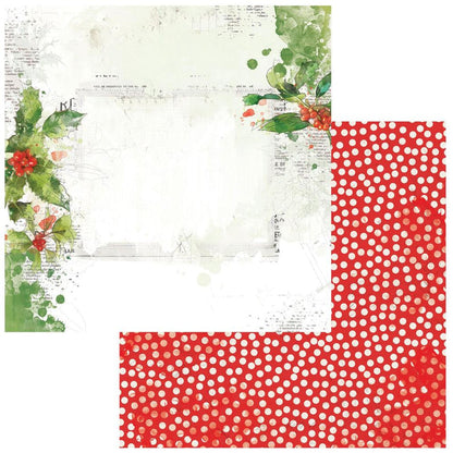 49 And Market - Double-Sided Cardstock 12"X12" - Christmas Spectacular - Single Sheets. The Christmas collection is sure to be a timeless classic. This collection is filled with imagery of traditional Christmas classics in red, greens, gold and black. Available at Embellish Away located in Bowmanville Ontario Canada. Hidden Holiday