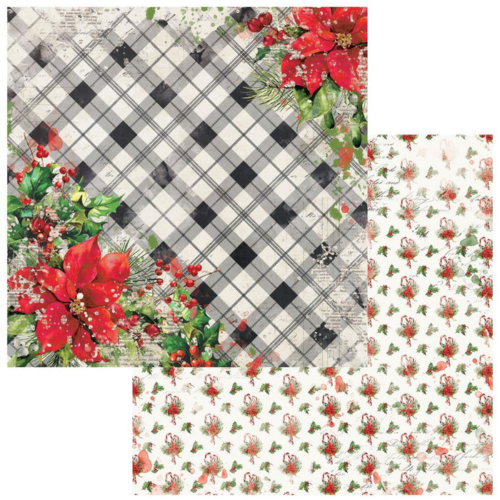 49 And Market - Double-Sided Cardstock 12"X12" - Christmas Spectacular - Single Sheets. The Christmas collection is sure to be a timeless classic. This collection is filled with imagery of traditional Christmas classics in red, greens, gold and black. Available at Embellish Away located in Bowmanville Ontario Canada. Homespun