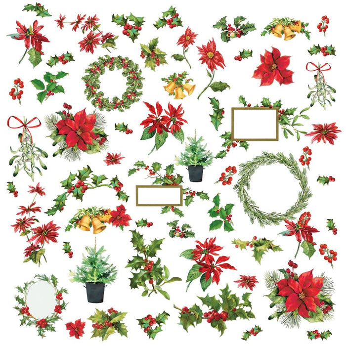 49 And Market - Laser Cut Outs - Greenery - Christmas Spectacular 2023. The Christmas Spectacular Greenery Laser Cut Elements pack from the includes a total of 61 pieces. Elements include wreaths, holly, poinsettias. mistletoe and more! Available at Embellish Away located in Bowmanville Ontario Canada.