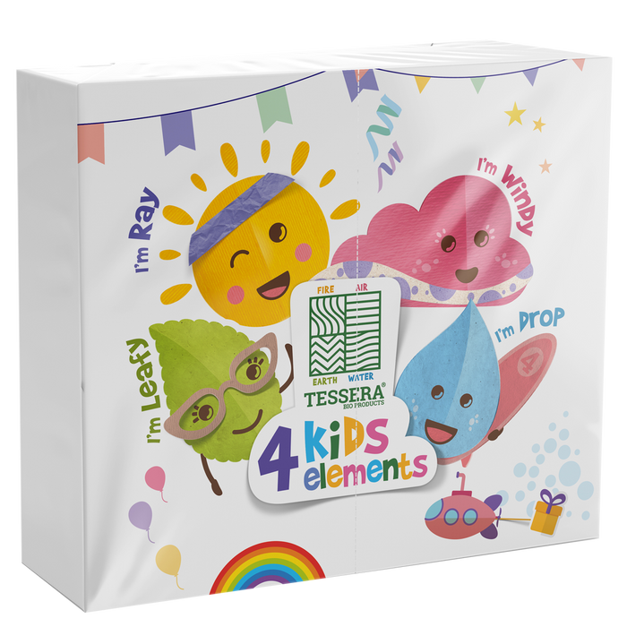 Intertan Disposable Tableware 33x33cm / 300 Napkins 4KIDS Elements Napkins