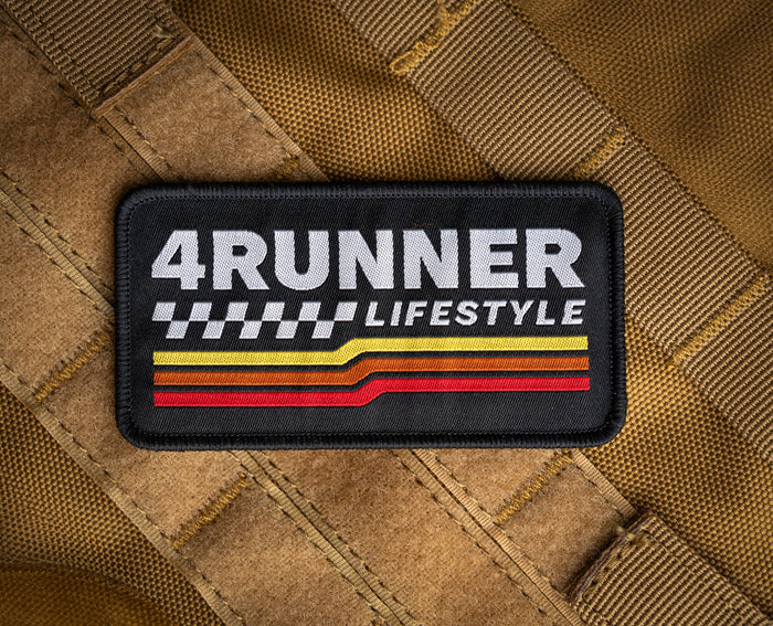 4Runner Lifestyle Black Racing Patch