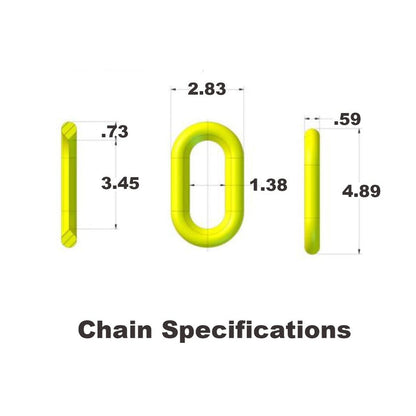5 - inch Plastic Chain - Crowd Control Warehouse