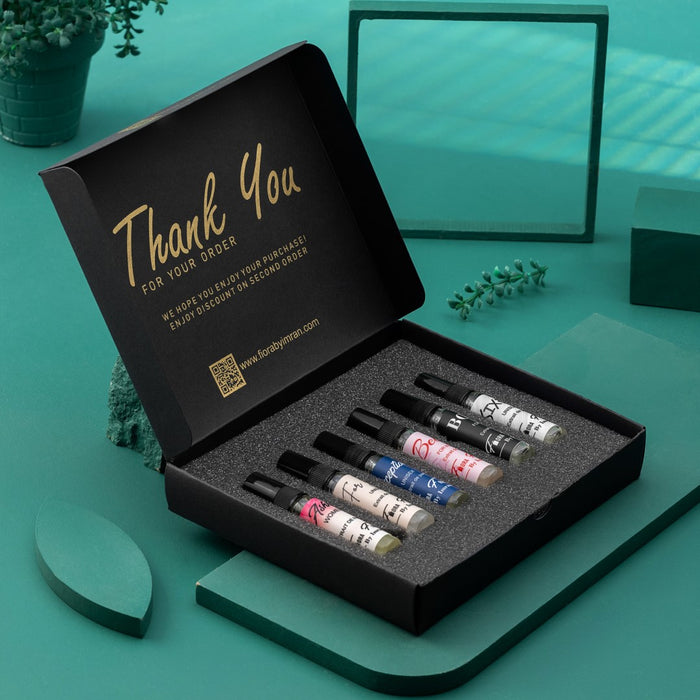 6 PCS TESTER 5ML OUR FEMALE TOP PERFUMES