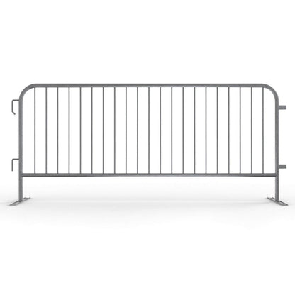 6.5 Ft Hot - Dipped Galvanized Steel Barricade - Crowd Control Warehouse