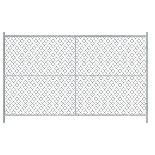 6x10 Foot Chain Link Fence Panel - Trafford Industrial - Crowd Control Warehouse