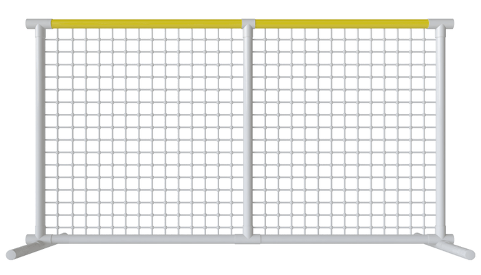 7 Foot Lightweight PVC Sport Panel Fencing - Crowd Control Warehouse