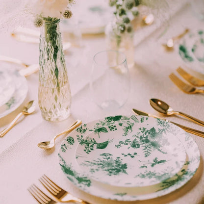 8 In. Trendables Verdure Design Salad/Dessert Plates - 10 ct.