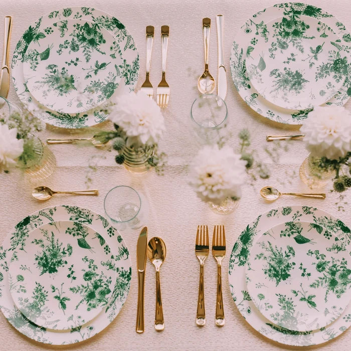 8 In. Trendables Verdure Design Salad/Dessert Plates - 10 ct.