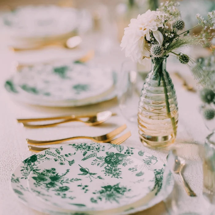 8 In. Trendables Verdure Design Salad/Dessert Plates - 10 ct.