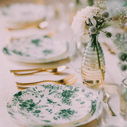8 In. Trendables Verdure Design Salad/Dessert Plates - 10 ct.