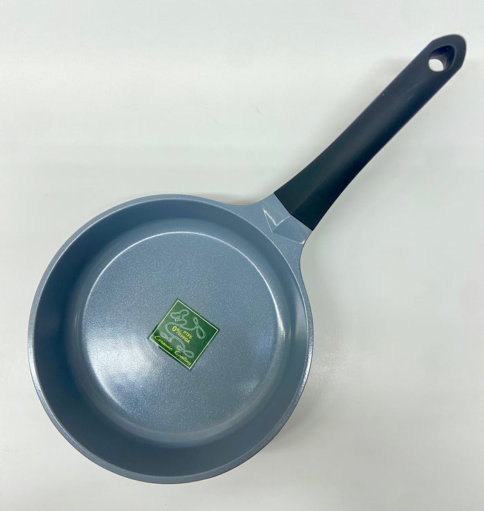 8" Inch Ceramic Non-Stick Fry Pan Diamond Cut - Blue